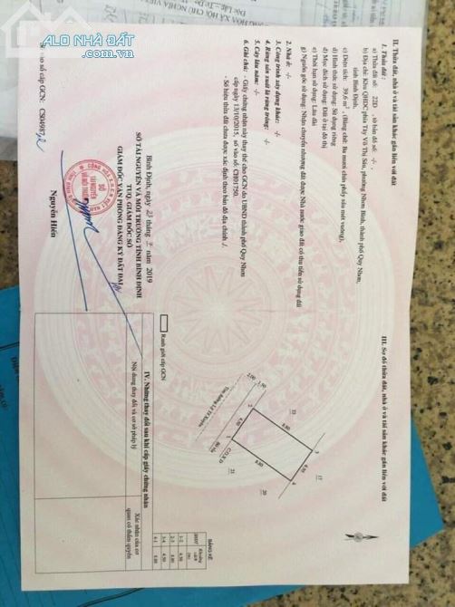 Bán đất mặt tiền lý tế xuyên ,phường nhơn bình giá 1ty550 - 2