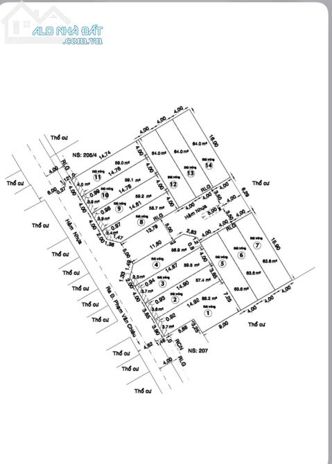 Đất Phân Lô VIP 205 Phạm Văn Chiêu P14 Tổng 14 lô có giá sỉ