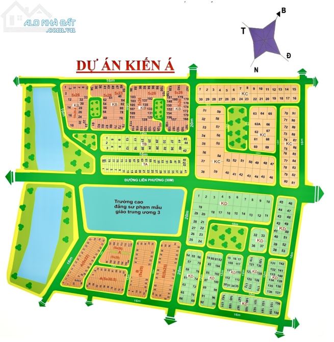 Bán đất nền dự án tại Dự án KDC Kiến Á, Quận 9, P. Phước Long B, Tp. Thủ Đức.