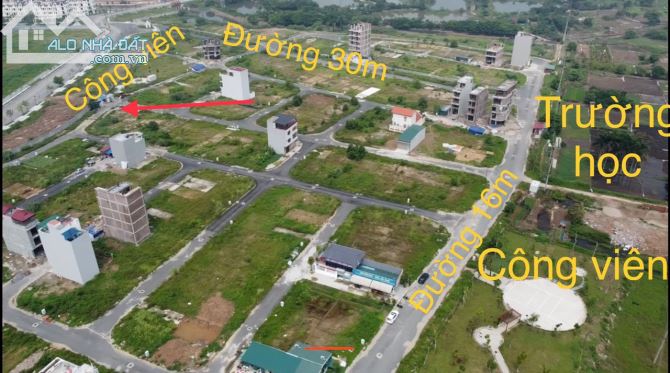 Bán gấp lô góc đất dịch vụ Vân Canh 70m2 mặt tiền rộng 16m, Ngay công viên - 1