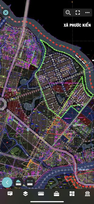 Bán đất dự án 28ha Nhơn Đức, Nhà Bè 120m2 giá 33triêu/m2 - 3