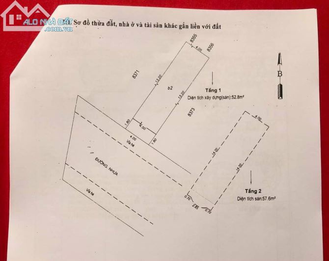 BÁN NHÀ TRỆT LẦU ĐƯỜNG  TRẦN HƯNG ĐẠO ĐÔNG HÒA, DĨ AN, DT 60M2 GIÁ 3.7 TỈ - 5