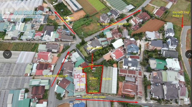 Mình cần bán lô đất đường Vạn hạnh thành phố Đà Lạt phường tám