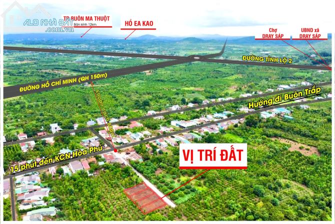 cần bán lô đất giá rẻ cho nhà đầu tư, cách tp bmt chỉ 12km - 2