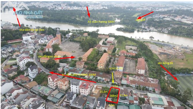 Cần bán lô đất đường Yeltsin gần hồ Xuân Hương thành phố Đà Lạt