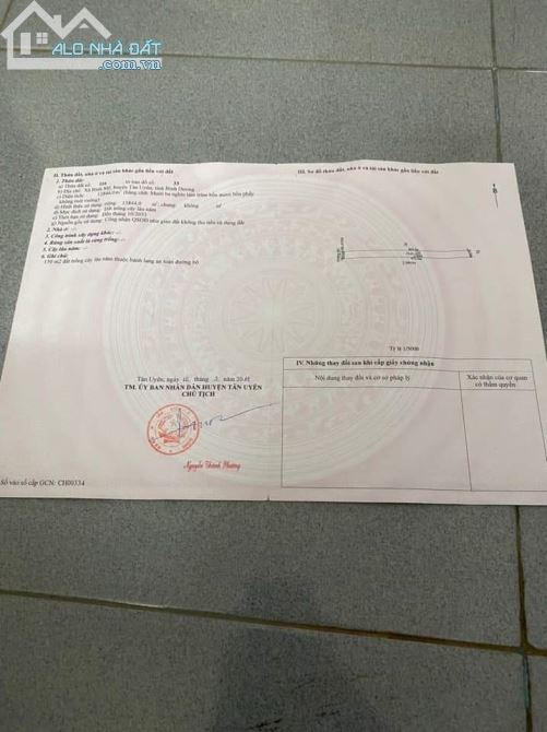 BÁN ĐẤT CAO SU  BẮC TÂN UYÊN  ĐỐI DIỆN CỔNG KCN VSIP 3, DT 42000M2 GIÁ 14 TI/HEC - 1