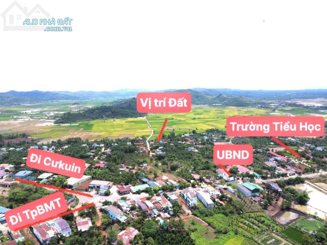 Đất sào 400m2 thổ cư view đẹp ngay trung tâm huyện krông ana - Đaklak