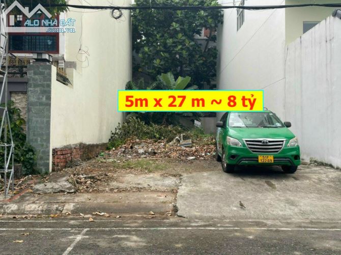 Đất 5mx27m MT đường nhựa 8m, ra Nguyễn Thị Thâp, chỉ 8 tỷ