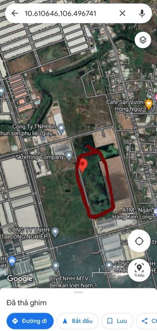 Bán đất kho xưởng 14000m2-16000m2-40000m2 KCN Hòa Bình, Thủ Thừa, Long An