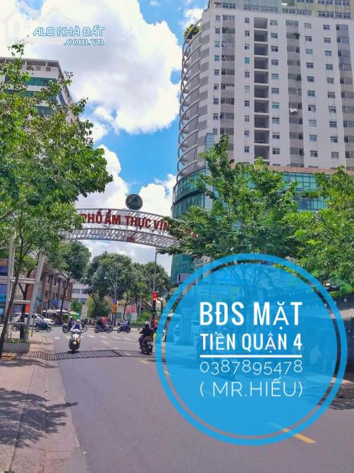 Bán Nhà Mặt Tiền Hoàng Diệu,Quận 4, 6 Tầng, DT: 228m2 Thu nhập 60tr/tháng Bán 25tỷ Mr.Hiếu - 1