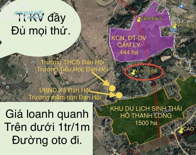 900k/1m2 sổ đỏ, Thổ cư sở hữu tại tỉnh Bắc Giang - 2