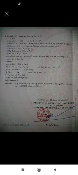 ✅cty bds sang land mở ban   ___Bán lô đất hẻm 52 Hàn Mặc Tử phường Ghềnh Ráng tp. Quy Nhơn - 1