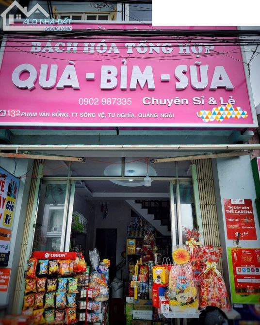 Bán nhà mặt tiền Phạm Văn Đồng TT Sông Vệ Quảng Ngãi 92m2 giá 3.3 tỉ - 2