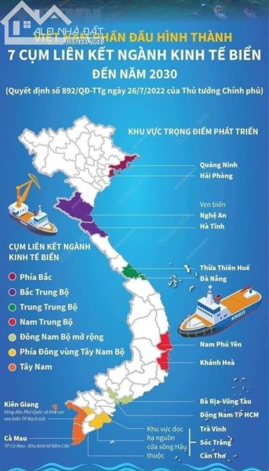 Đất biển kinh tế Nam Phú Yên sổ từng nền, bao phí 14tr/m2 - 2