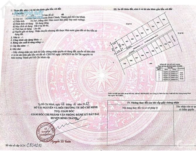 TÔI CHÍNH CHỦ CẦN BÁN 2 Nền ĐẤT NGAY ĐƯỜNG NGUYỄN HỮU TRÍ 55m2, 720 triệu TL với khách - 3