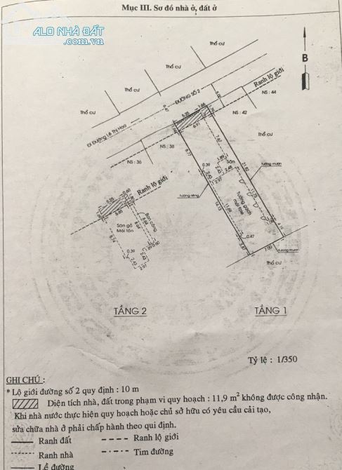 Bán Nhà MT Đường số 2 KP6, P Bình Chiểu Thủ Đức, DT 187m2 Giá 11.2 Tỷ. - 2