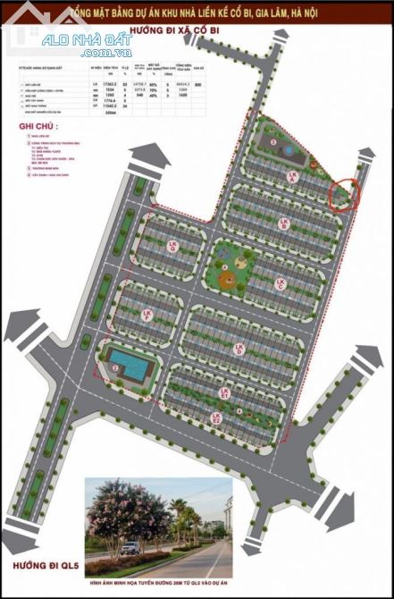 Sang nhượng suất ngoại giao dự án Green Little Town Cổ Bi Gia Lâm. Dt 100m mt 5m đường 17m - 1