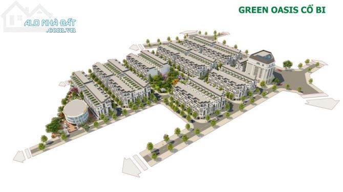 Sang nhượng suất ngoại giao dự án Green Little Town Cổ Bi Gia Lâm. Dt 100m mt 5m đường 17m - 2