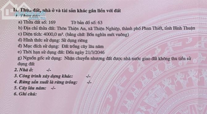 Bán đất đường 9m trần hữu Xoàng - thiện nghiệp 4000m2 giá tốt nhất thị trường chỉ 2,2 tr - 5