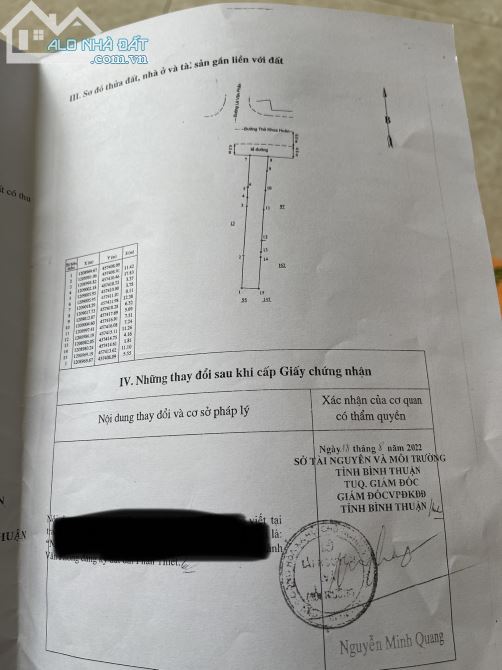 Cần Bán Nhà Cấp 4 Diện Tích 285m2 Mặt Tiền Đường Thủ Khoa Huân Ngay Chợ Phú Thuỷ Phan Thết - 2