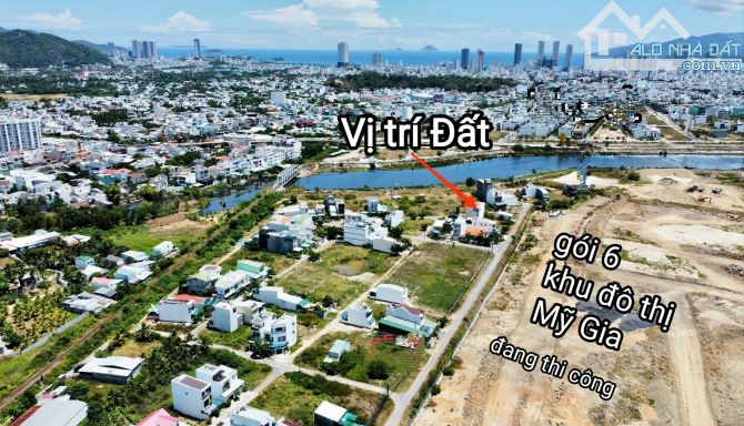 Đất thổ cư Vĩnh Hiệp, Nha Trang. Cách sông Quán Trường chỉ 100 đến 200m. Sát bên gói 6