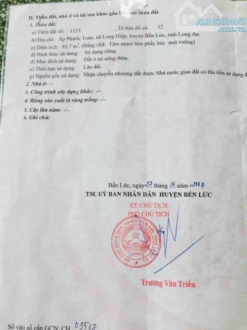 Nhà Long Hiệp Bến Lức 4x21 85.7m2 giá 1 tỷ 2 xe máy . GẦN CHỢ , trường , KCN SHR N.K.GỬI - 4