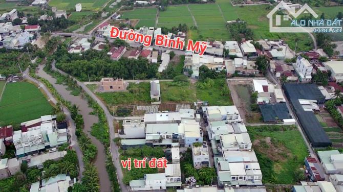 Bán đất MT Kênh Nhà Vuông, Bình Mỹ Củ Chi, 156m2, 6.5x24m, xây dựng tự do, 2.39 tỷ - 2