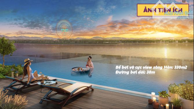 Bán góc 2PN, diện tích 69,6m2, tầng 17 view trực diện Sông Hàn, toà P2 Sun Cosmo Đà Nẵng - 3