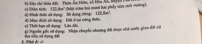 🏡 Cơ Hội Đầu Tư Vàng Tại thôn ân niên hòa an Phú hòa 🏡