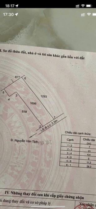 Đất TP Tân An An Vĩnh Ngãi 7x28 giá 1 tỷ 450tr nở hậu 11 đường đan ô tô SHR dân đông N.K.G - 3