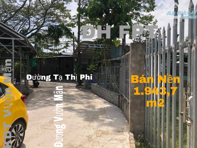 Bán nền 1.943m2 Ngang Bv Nhi Đồng cách Tạ Thị Phi 20m lộ 4m ( có 200m2 thổ cư ) - 1