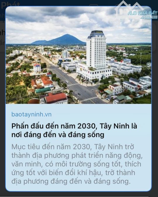 Bán lô đất mặt tiền đường nhựa xã Ninh Điền, H. Châu Thành, Tây Ninh - 1