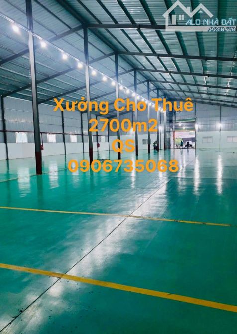 Kho xưởng 2700m² Thuận An đường cont điện 320kva sx nhiều ngành nghề