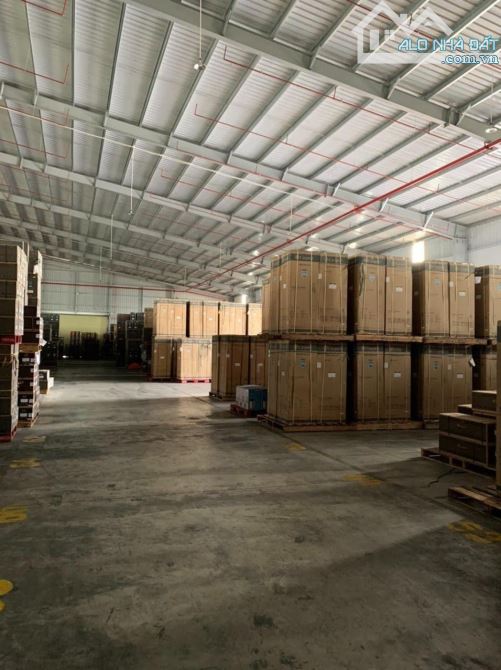 Cho thuê  7.722m2 kho Logistics cạnh KCN Phố Nối A -Huyện Văn Lâm - Hưng Yên.