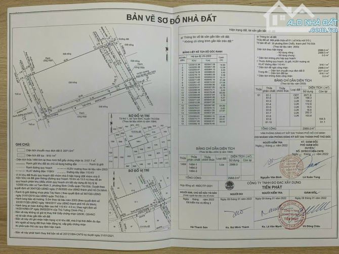 Ngộp ! Cần bán gấp lô đất HXH 3 mặt tiền đường Ngô Chí Quốc -43x70m.Cn:2988m2.Giá 55 tỷ TL