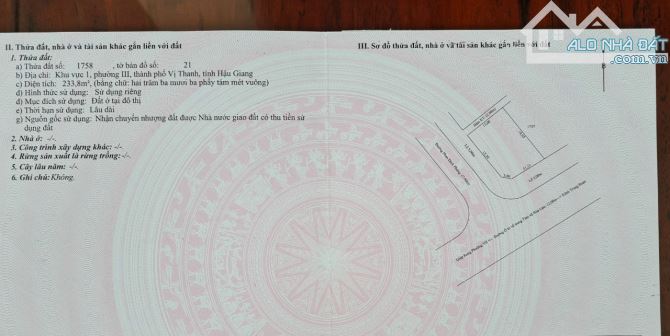 Bán nền GÓc  Biệt thự mặt tiền Phan Đình Phùng P3, tp Vị Thanh, Hậu Giang - 2