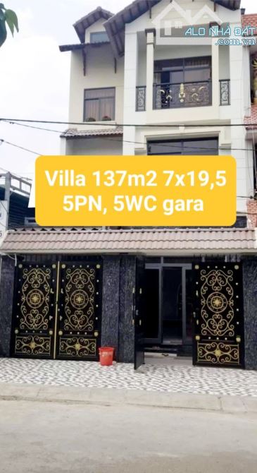 Bán villa KDC Phong Phú 7x19,5 giá 12 tỷ 900 VND Bình Hưng Bình Chánh