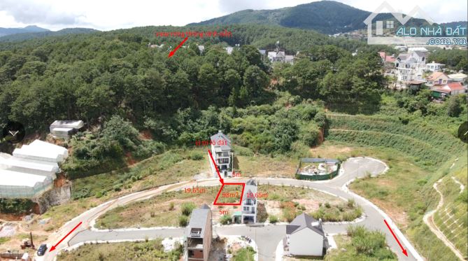 Bán lô đất xây nghỉ dưỡng tại KQH An Sơn P4 TP Đà Lạt view đẹp khu dân trí - 1
