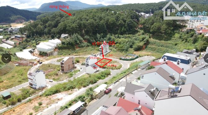 Bán lô đất xây nghỉ dưỡng tại KQH An Sơn P4 TP Đà Lạt view đẹp khu dân trí - 2