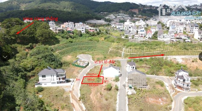 Bán lô đất xây nghỉ dưỡng tại KQH An Sơn P4 TP Đà Lạt view đẹp khu dân trí - 3