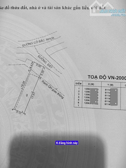 Bán nhà cấp 4 MT chợ Dĩ An 1, p.Dĩ An, Tp.Dĩ An 116.8m2 9.9ty TL