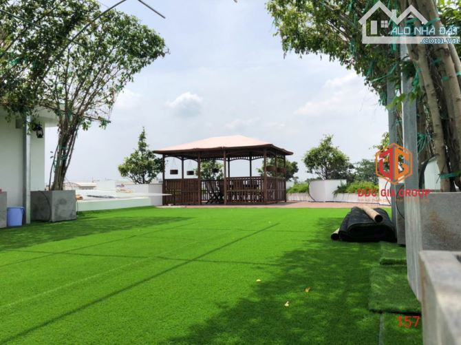 Biệt thự góc 2 mặt tiền siêu VIP khu dân cư D2D; sổ hồng 1 trệt 4 lầu ngang 10m giá 32 tỷ - 13