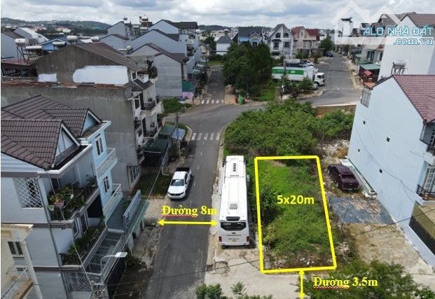 🏆Bán đất trung tâm- 2 mặt tiền diện tích 100m2 đường Trần Anh Tông P8 giá 9,3 tỷ