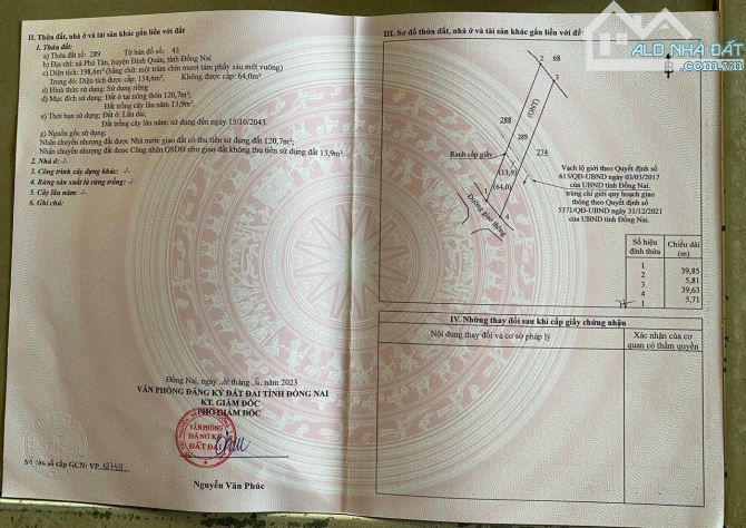 ✨ 02 lô: 5.7x40m (FULL ONT). Mặt tiền đường Bê tông rộng 6M, Ô tô chạy vi vu - 469 Tr/lô - 4