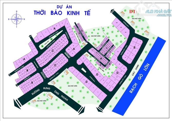 Bán nhanh lô Đất B21 (dt 8x20m) DA Thời Báo Kinh Tế, đg Bưng Ông Thoàn, P. Phú Hữu, Quận 9