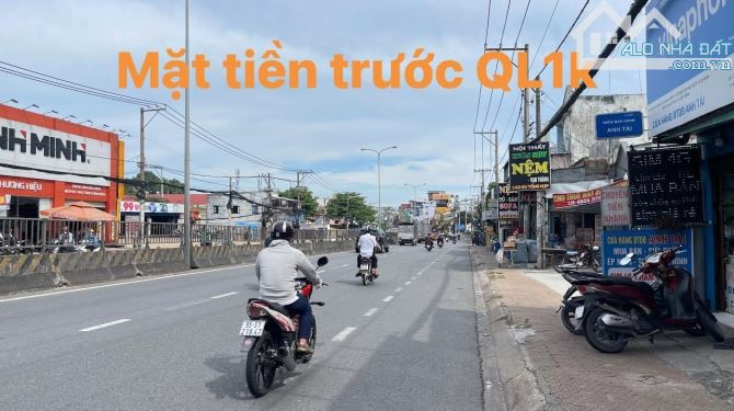 15 tỷ  - Nhà bán 2 mặt tiền trước sau  mặt tiền QL1K , p. Linh Xuân , tp. Thủ Đức .hcm