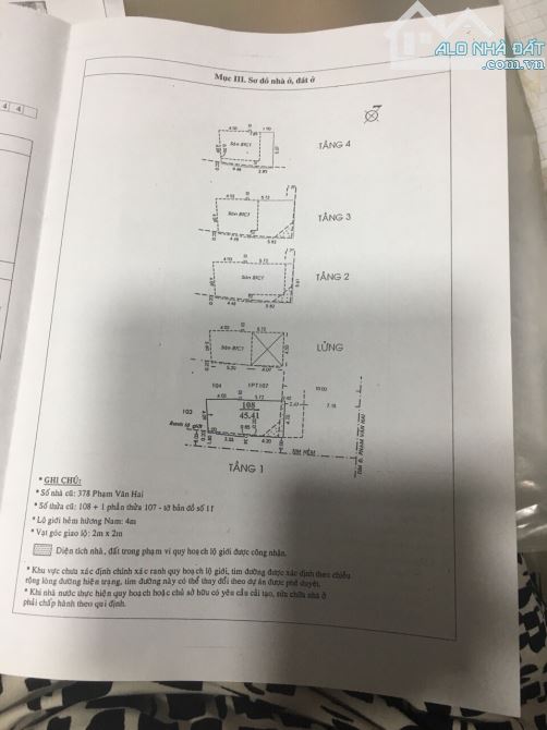 Bán nhà mặt tiền 264 Phạm Văn Hai, P. 5, Tân Bình, DT 5x11m, 4L, giá 22.5 tỷ - 7