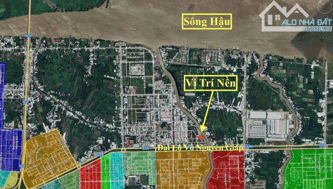 Hiếm ! Nền biệt thự lớn 650m² view Sông khu dân cư 586 ( mặt tiền view sông hơn 25m )