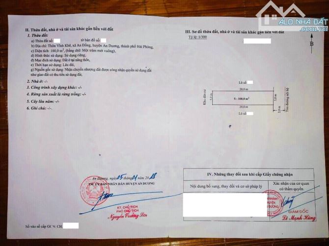 Chuyển nhượng lô đất mặt đường thông Máng Nước và 208, ô tô tránh nhau - 2