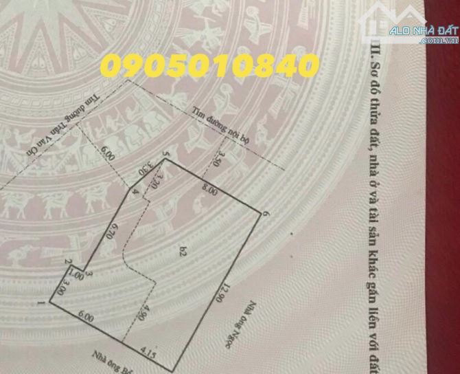 Bán nhà 2 mặt tiền cấp 4 TRẦN VĂN ƠN diện tích 119m2 giá 19,5 tỷ